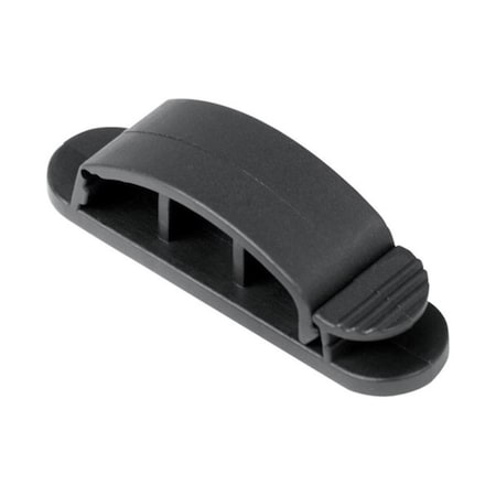 Acoustic Cable Clip, Plastic, Black, 5 in L AC149593